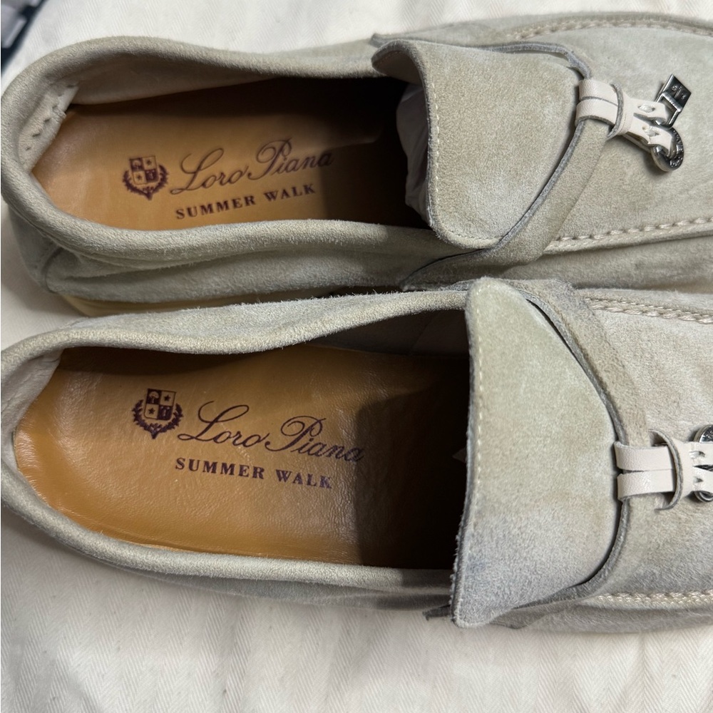 Loro Piana Cream Loafers